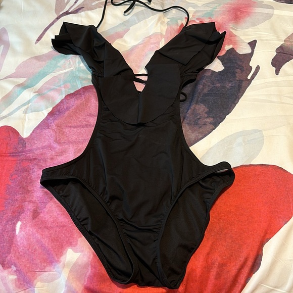 Victoria’s Secret Black Monokini Swimsuit - Picture 2 of 4